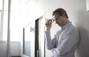 a man thinking